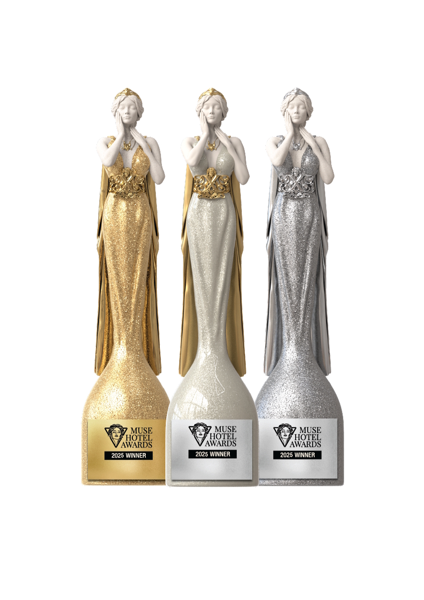 2025 MUSE Hotel Winner Statuettes, MUSE Trophy